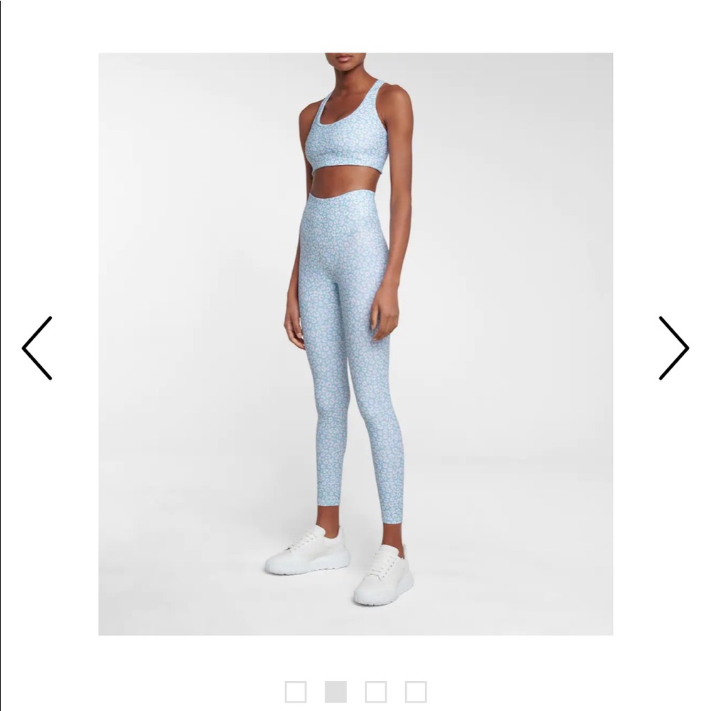 Adam Selman blue leopard bottoms